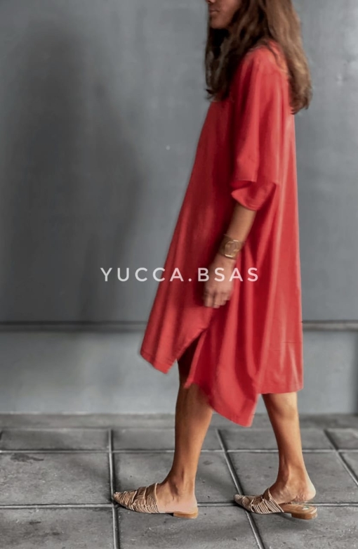Vestido Lima - coral - Imagen 2