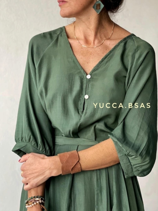 Vestido Rabat - verde - Imagen 4