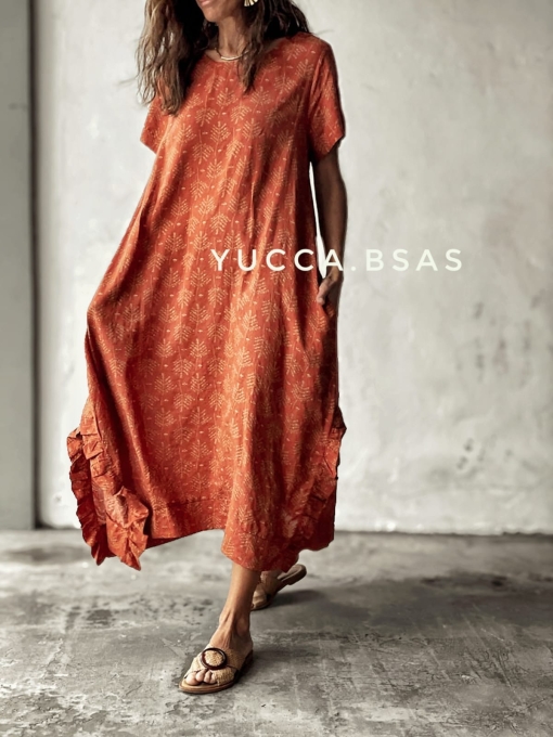 Vestido Alexia - terracota - Imagen 2