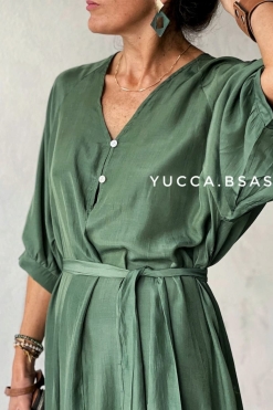 Vestido Rabat - verde
