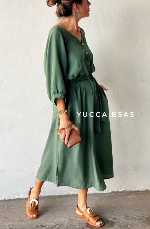 Vestido Rabat - verde - Imagen 11