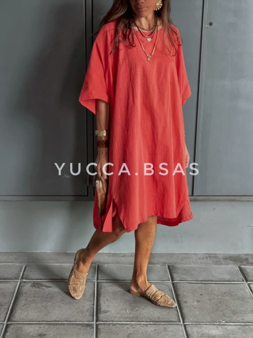 Vestido Lima - coral