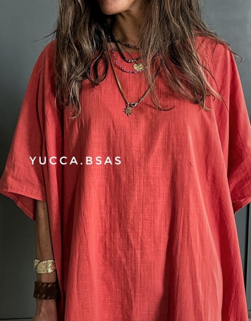Vestido Lima - coral - Imagen 6
