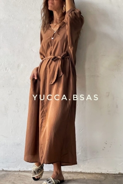 Vestido Rabat - chocolate