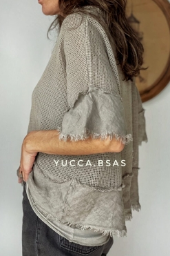 Blusa Siros - visón