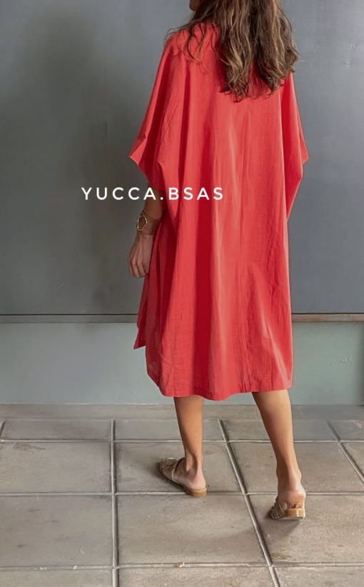 Vestido Lima - coral - Imagen 5