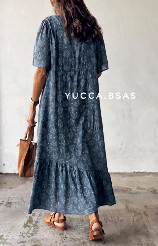 Vestido Mykonos - azulino - Imagen 2