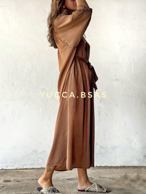 Vestido Rabat - chocolate - Imagen 3
