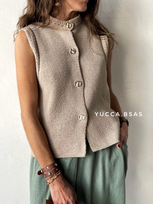Chaleco Vigo - visón - Imagen 7