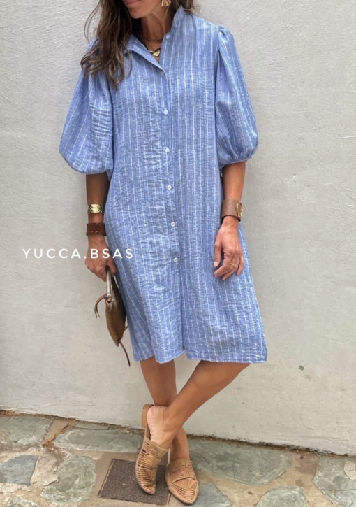 Vestido Leblon - azul - Imagen 2