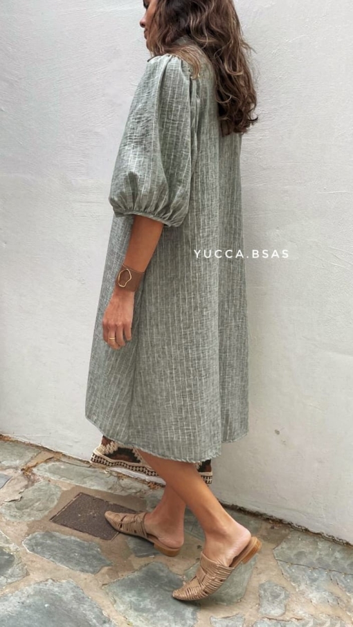 Vestido Leblon - verde - Imagen 3