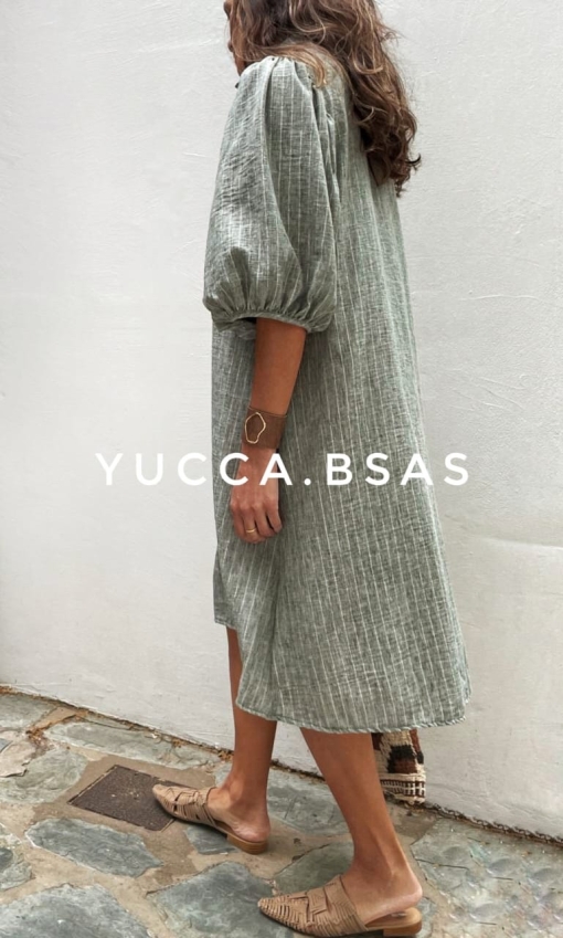 Vestido Leblon - verde - Imagen 5