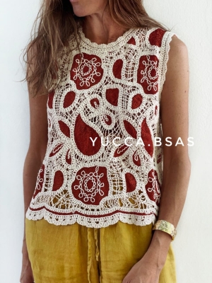 Musculosa tejida Paz - Brick