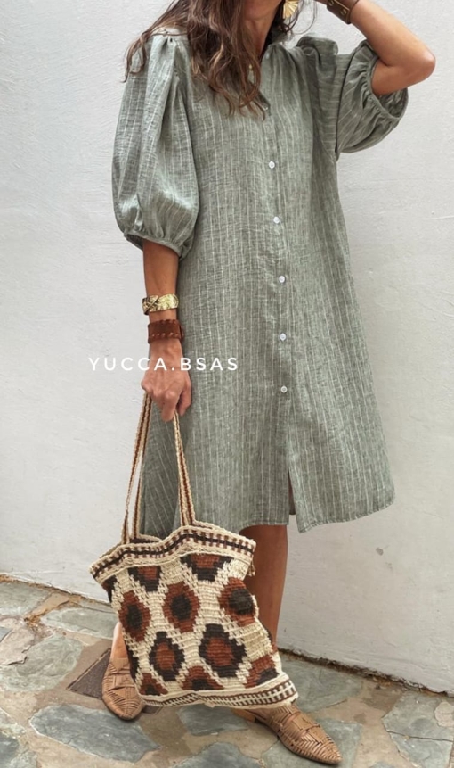 Vestido Leblon - verde - Imagen 2