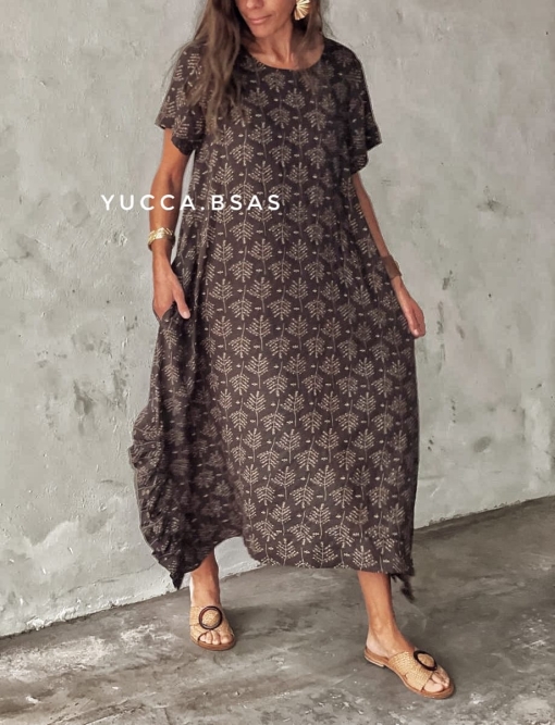 Vestido Alexia - chocolate - Imagen 4