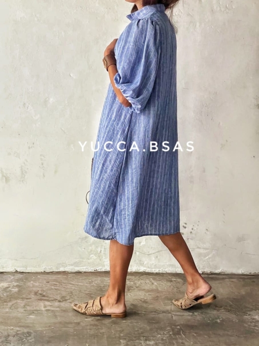 Vestido Leblon - azul - Imagen 3