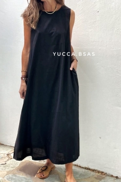Vestido Solana - black