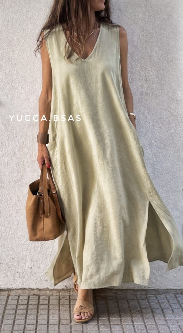 Vestido Sevilla - verde seco - Imagen 5