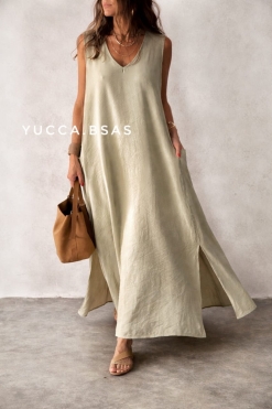 Vestido Sevilla - verde seco