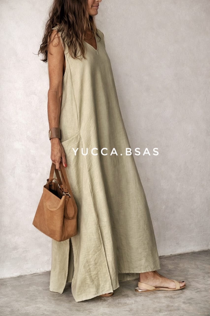 Vestido Sevilla - verde seco - Imagen 6