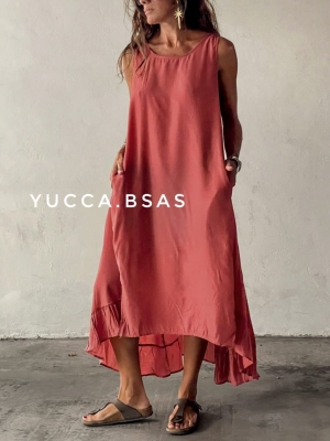 Vestido Yucatán- terracota