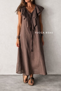 Vestido Tulum - chocolate
