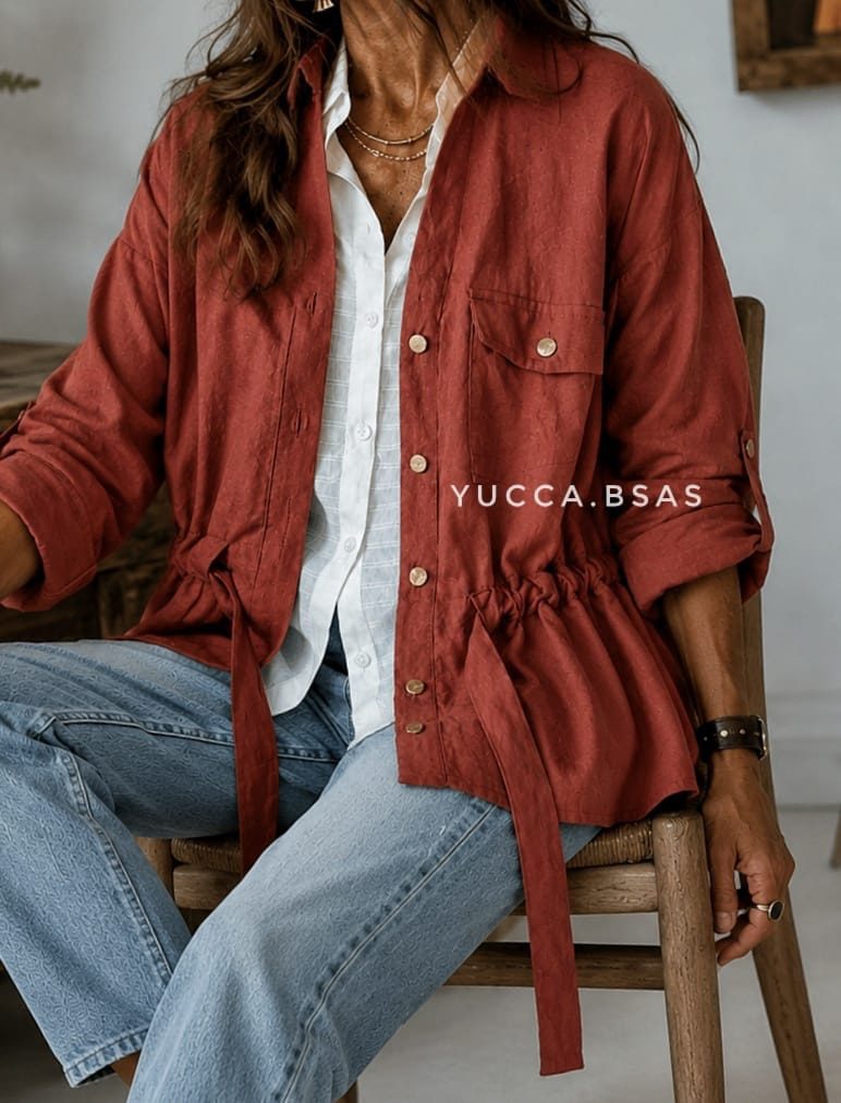 Camisaco Oasis - tomate - Imagen 3