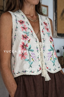 Chaleco Alba - natural