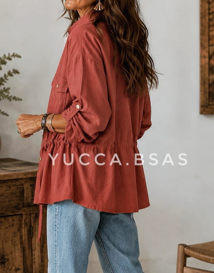 Camisaco Oasis - tomate - Imagen 2