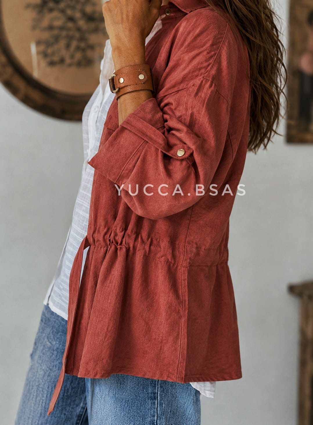 Camisaco Oasis - tomate - Imagen 4
