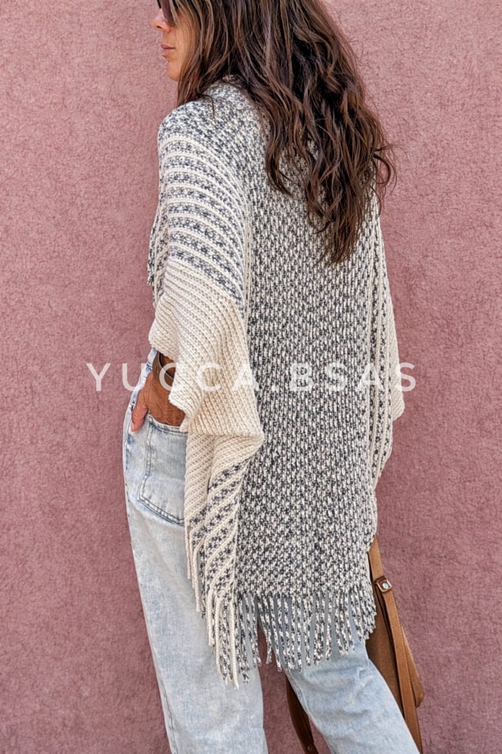 Ruana Pampa - gris - Imagen 3