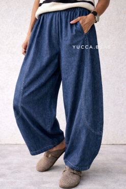 Pantalón balloom denim