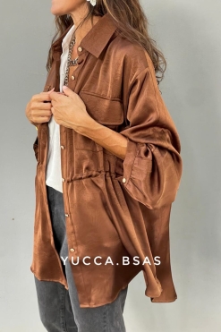 Camisaco Velvet - chocolate