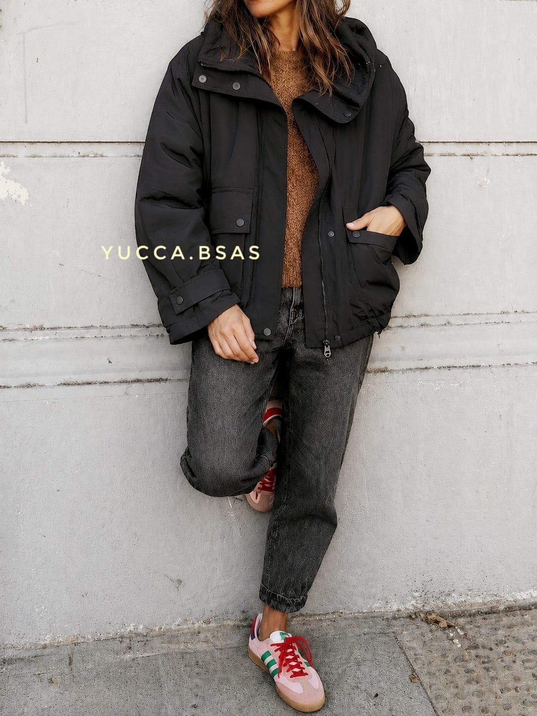 Campera impermeable Austral - black - Imagen 2