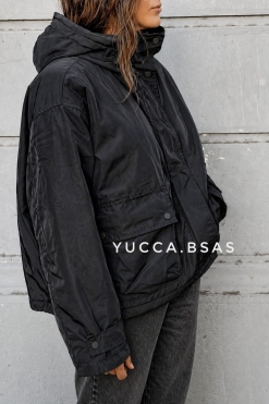 Campera impermeable Austral - black
