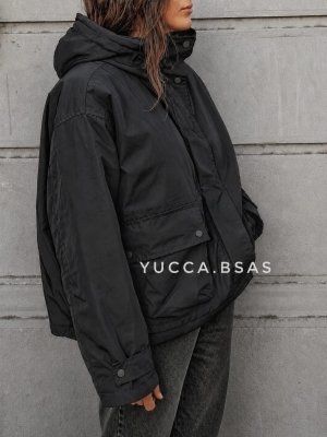 Campera impermeable Austral - black