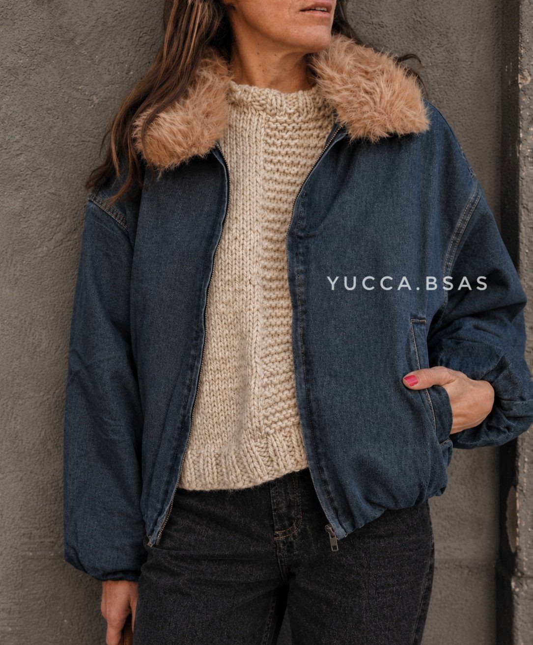 Bomber Oslo- denim - Imagen 5