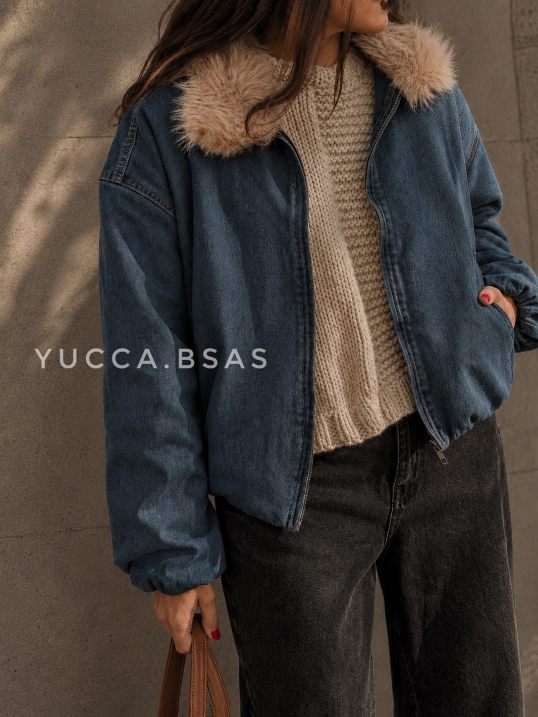 Bomber Oslo- denim