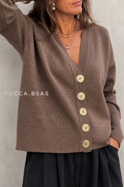 Cardigan amparo - visón