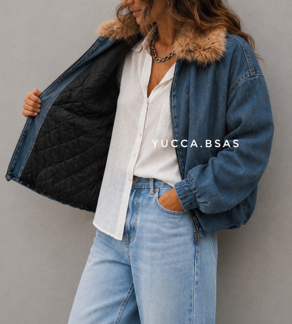 Bomber Oslo- denim - Imagen 2