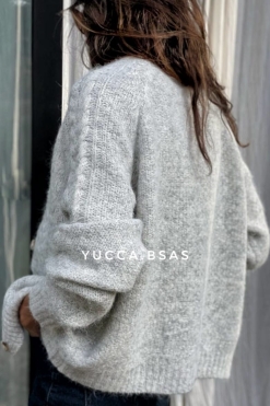 Cardigan Junín - gris claro