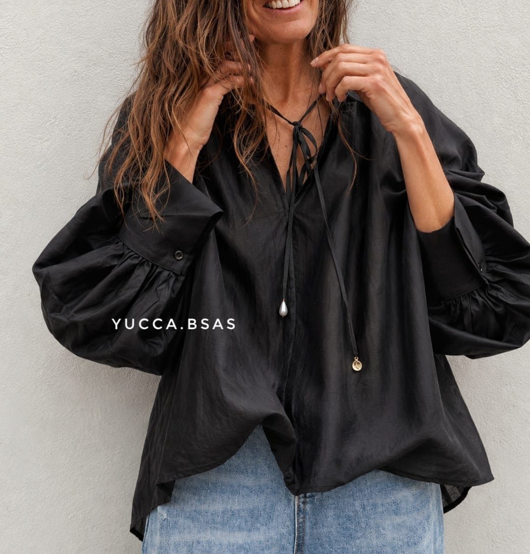 Blusa Nepal - negra - Imagen 6