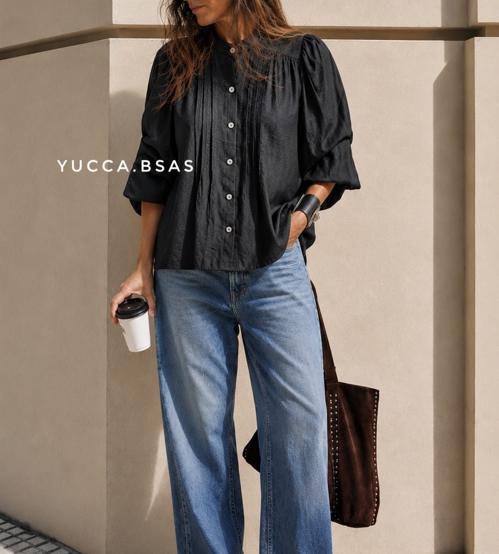 Camisa Segovia - black - Imagen 2