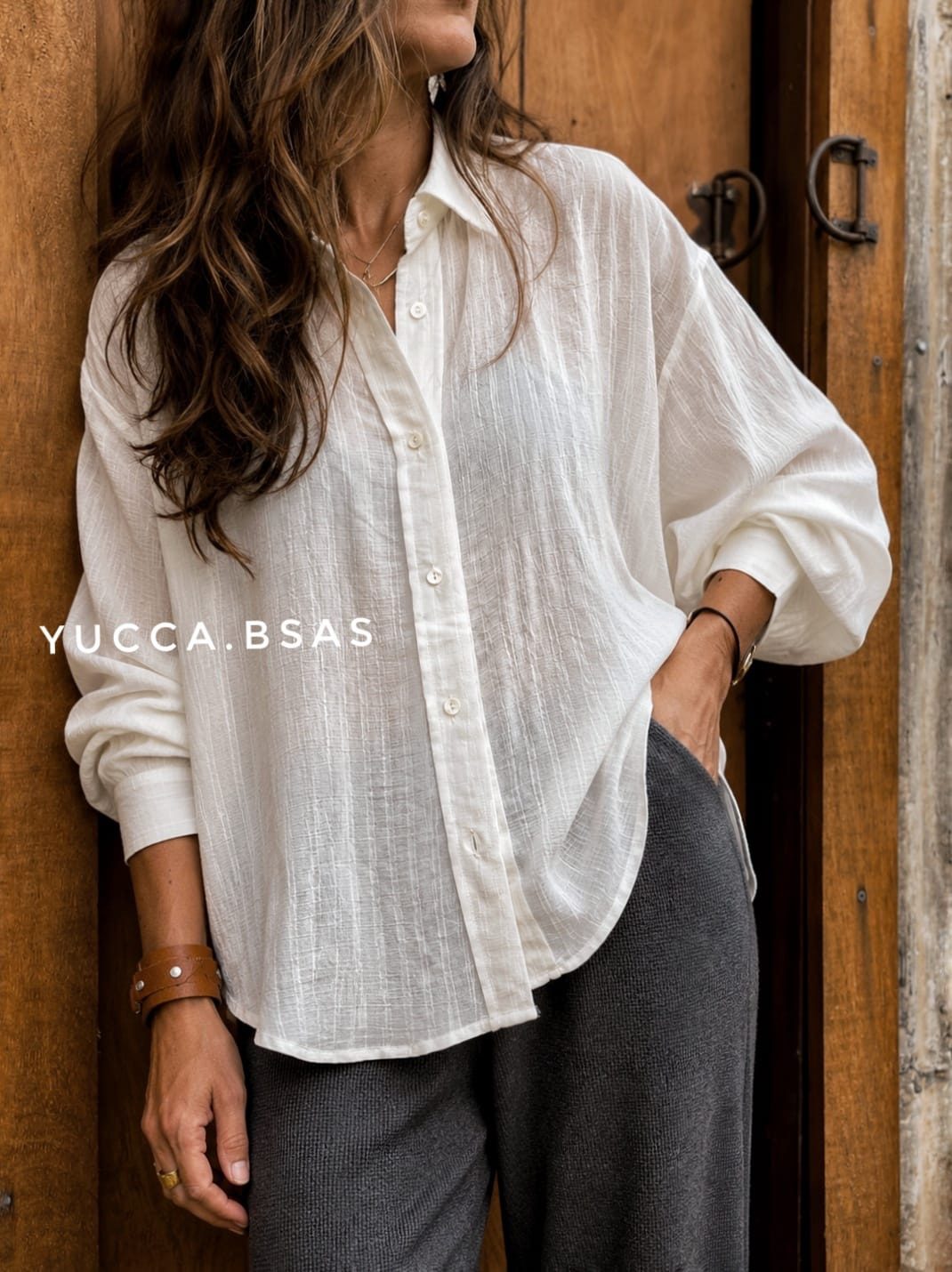 Camisa Brisa - blanca - Imagen 3