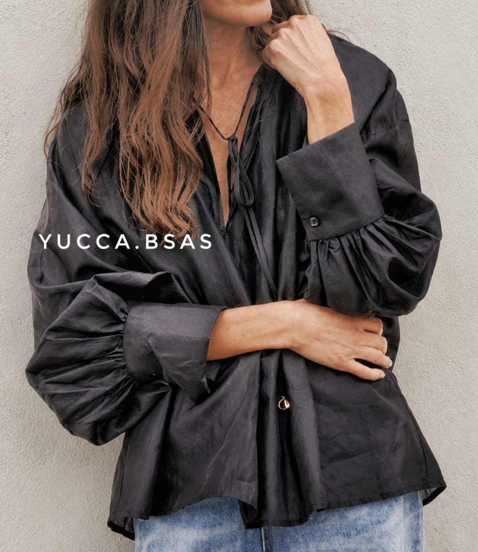Blusa Nepal - negra - Imagen 2