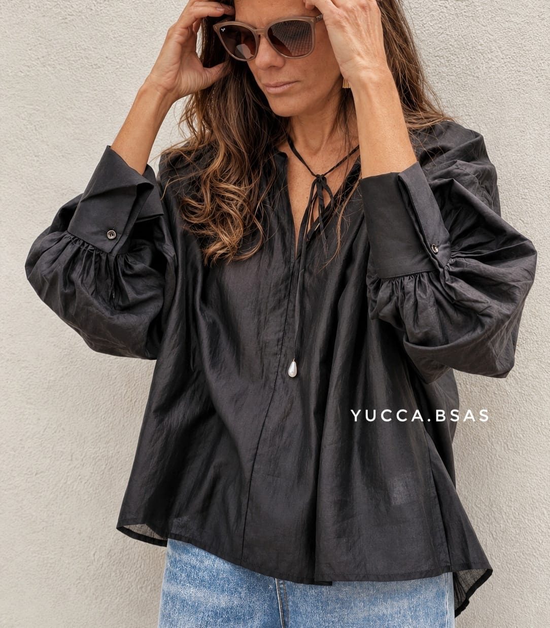 Blusa Nepal - negra - Imagen 3