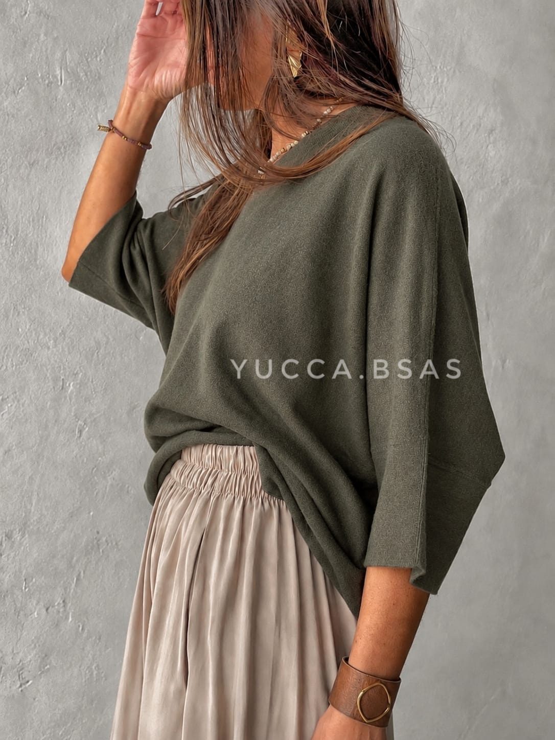 Sweater Helena - militar - Imagen 3