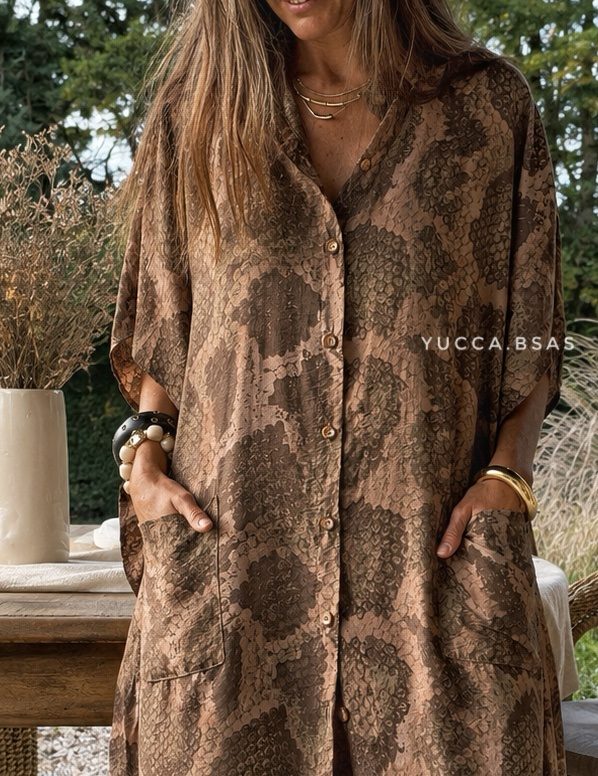 Vestido Ciprés reptil - Imagen 3