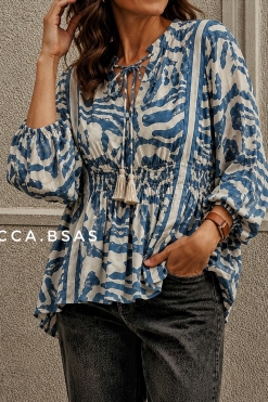 Blusa Grecia - azulino