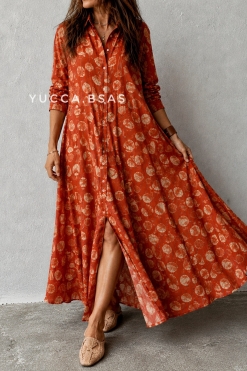 Vestido Jilguero - terracota